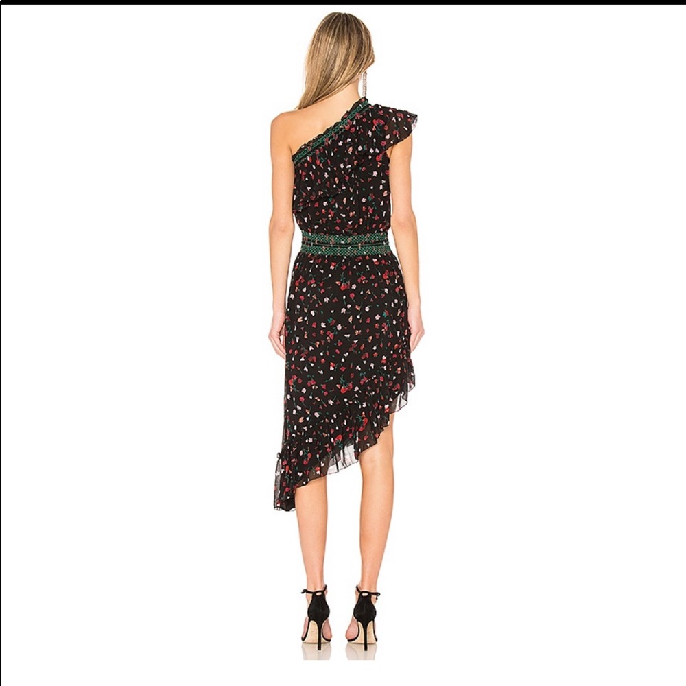 NEW • Joie • Hafsa One Shoulder Floral Dress Small - Picture 3 of 7